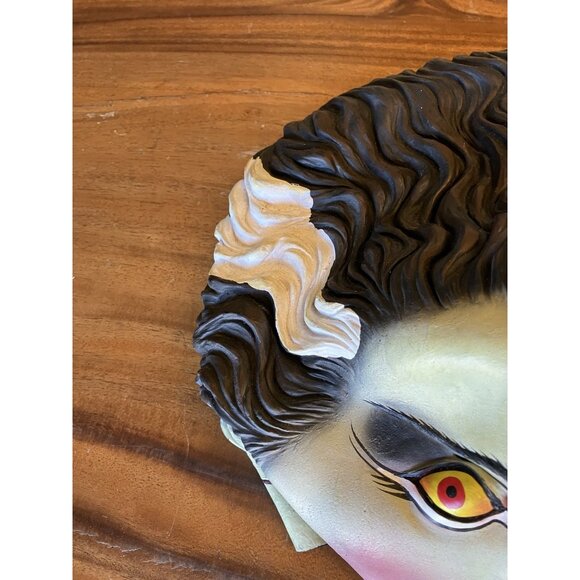 1997 Paper Magic Group Bride of Frankenstein Rubber Mask Universal Monsters - Picture 2 of 11